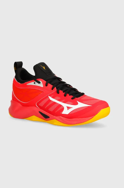 Обувь для помещений Mizuno Wave Dimension цвет красный V1GA2240