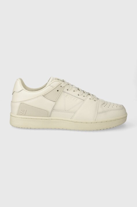 Guess sneakersy skórzane SAVA LOW kolor biały FMJSAW ELE12
