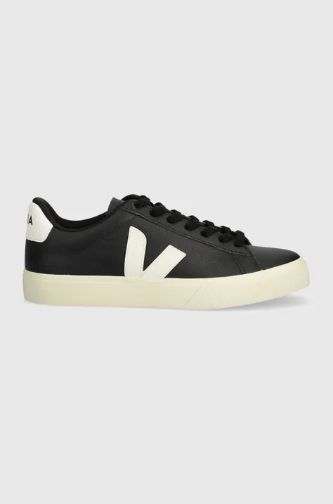 Veja leather sneakers Campo black color CP0501215
