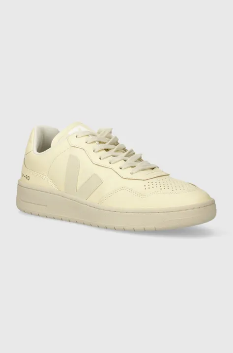 Veja leather sneakers V-90 beige color VD2003381