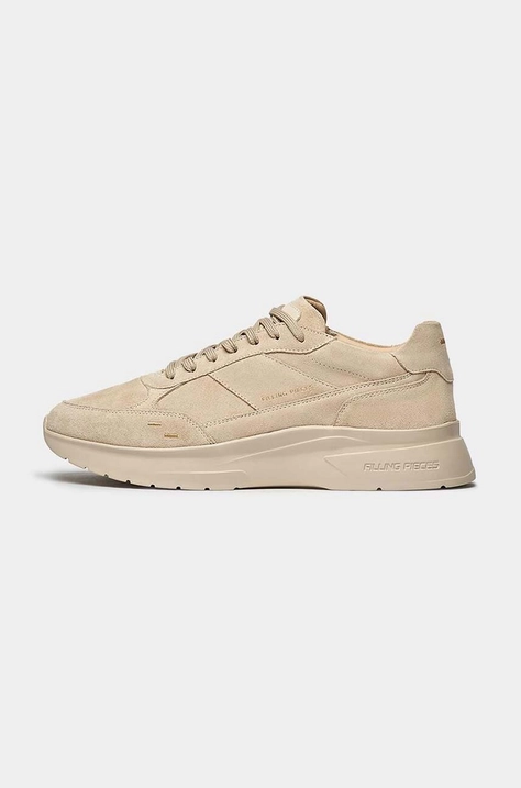 Σουέτ αθλητικά παπούτσια Filling Pieces Jet Runner Suede χρώμα: μπεζ, 58122791990