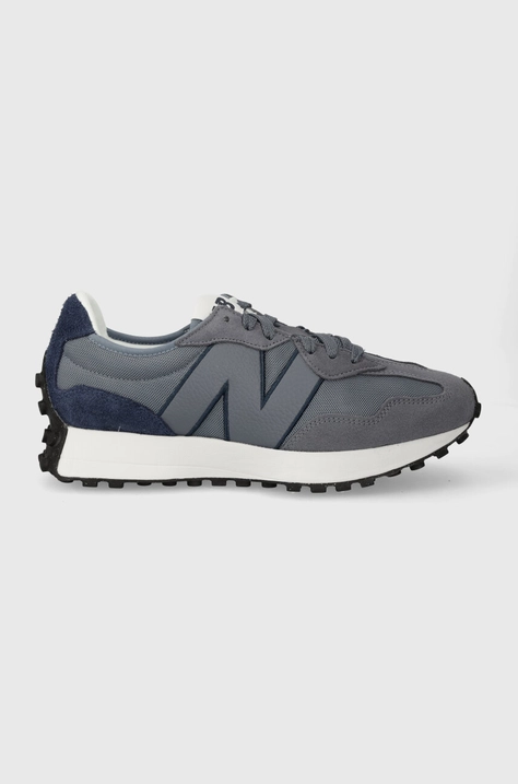 Tenisky New Balance 327 tmavomodrá farba, U327MA