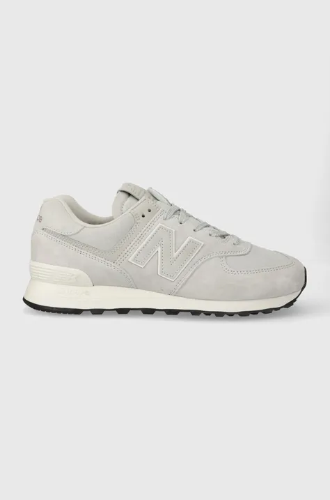 New Balance suede sneakers 574 gray color U574PWG