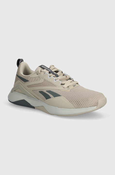 Αθλητικά παπούτσια Reebok Nanoflex Trainer 2.0 NANOFLEX TR 2 χρώμα: γκρι, 100074535 100074535