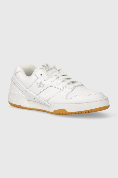 Kožené sneakers boty adidas Originals Continental 87 bílá barva, ID0374