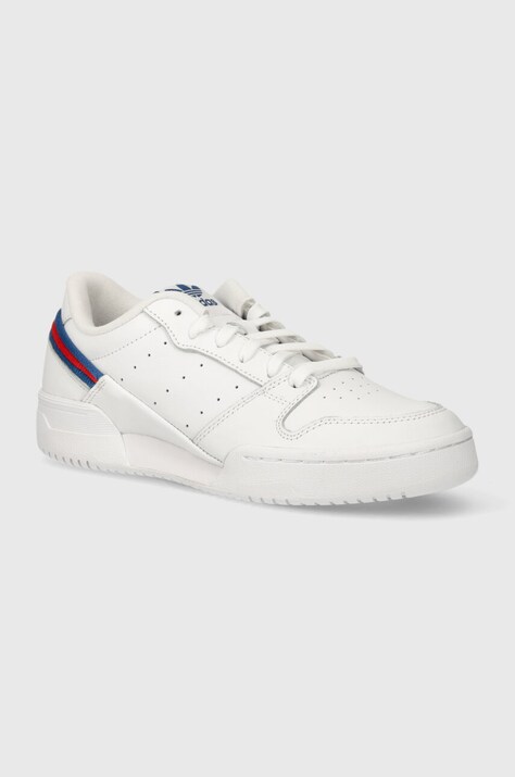 Шкіряні кросівки adidas Originals Team Court 2 колір білий ID3408