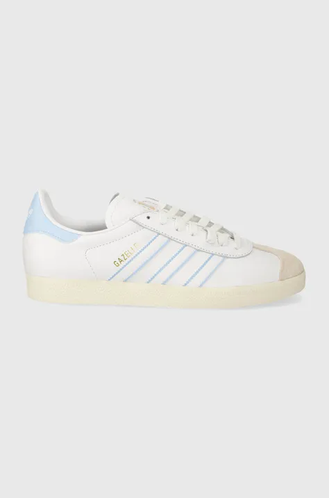 Sneakers boty adidas Originals Gazelle bílá barva, ID3718