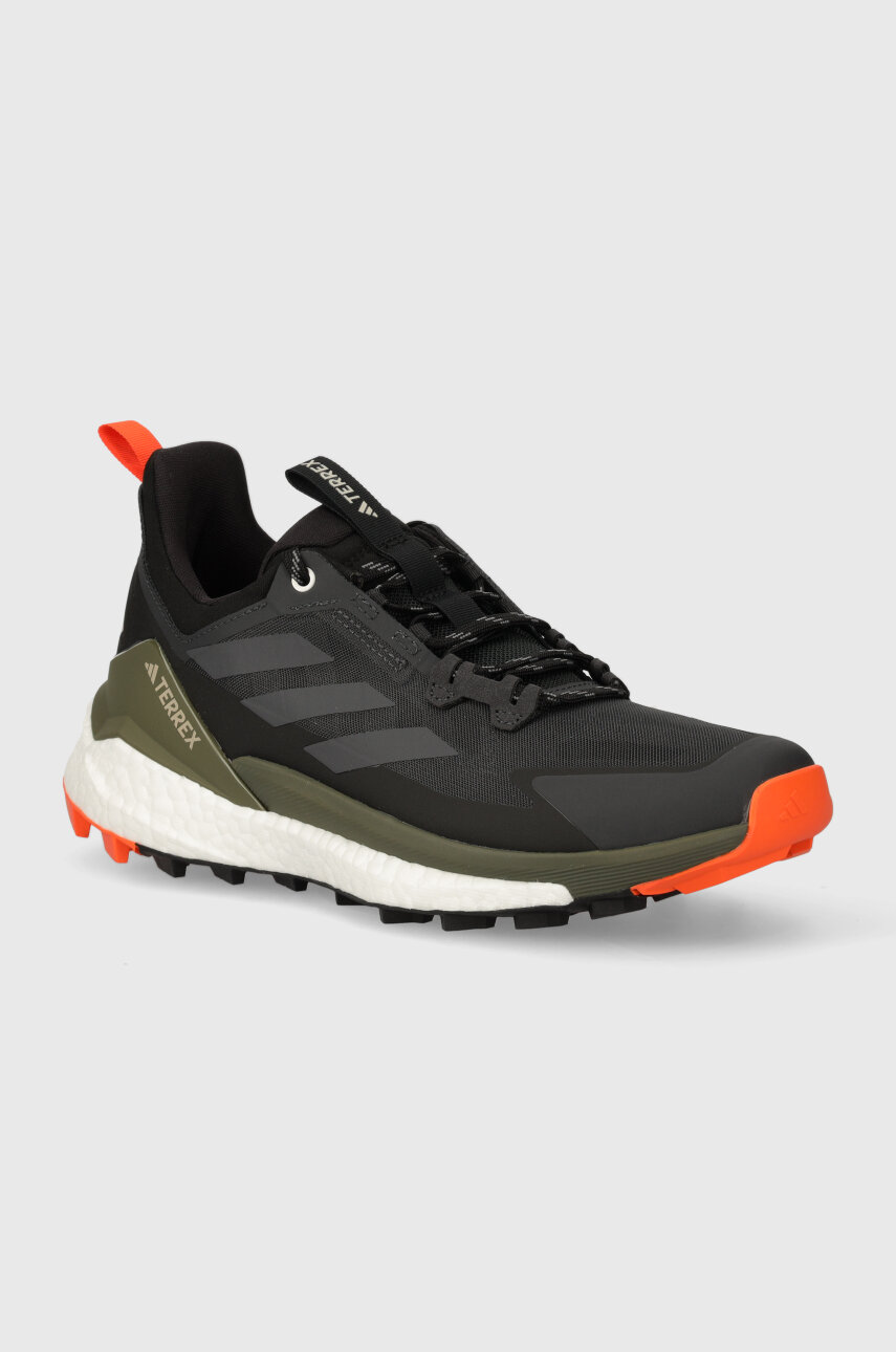 Boty adidas TERREX Free Hiker 2 Low pánské, černá barva, ID7690