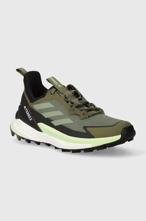 Topánky adidas TERREX Free Hiker 2 Low pánske, zelená farba, IE5109