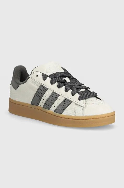 adidas Originals sneakersy nubukowe Campus 00s kolor biały IF4336
