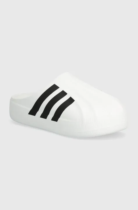 Šľapky adidas Originals Adifom Superstar Mule pánske, biela farba, IF6184