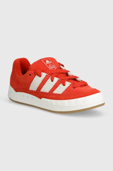 Semišové tenisky adidas Originals Adimatic červená farba, IF8796