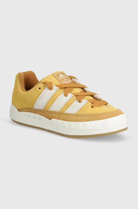 Велурени маратонки adidas Originals Adimatic в бежово IF8797