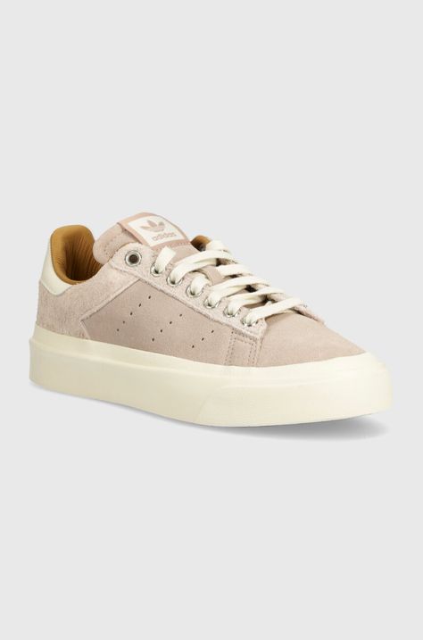 adidas Originals sneakers din piele Stan Smith CS Lux culoarea bej, IG1311