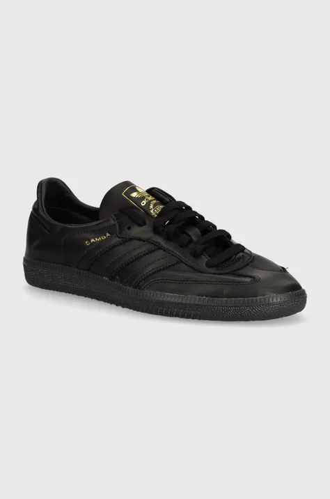 Kožené tenisky adidas Originals Samba Decon čierna farba, IG6172