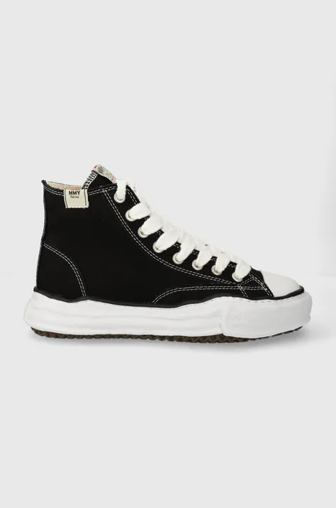 Πάνινα παπούτσια Maison MIHARA YASUHIRO Peterson High χρώμα: μαύρο, A01FW701