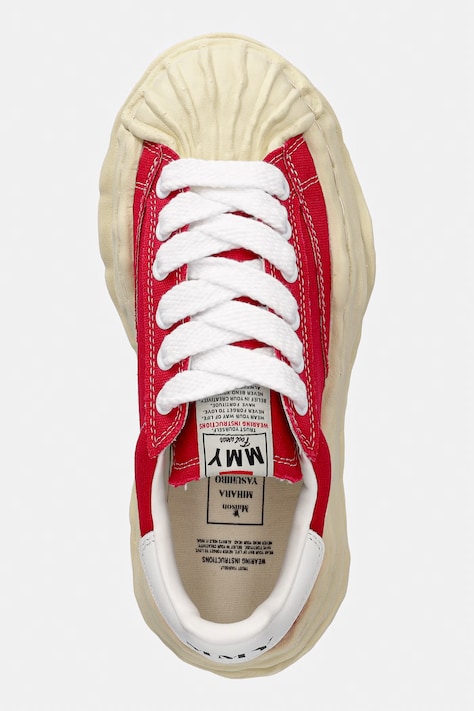 Maison MIHARA YASUHIRO Blakey Low tenisky na platformě pánské červené nízké A09FW732