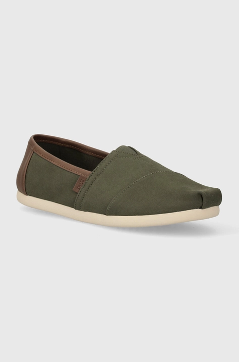 Toms espadrilles Alpargata zöld, 10020879