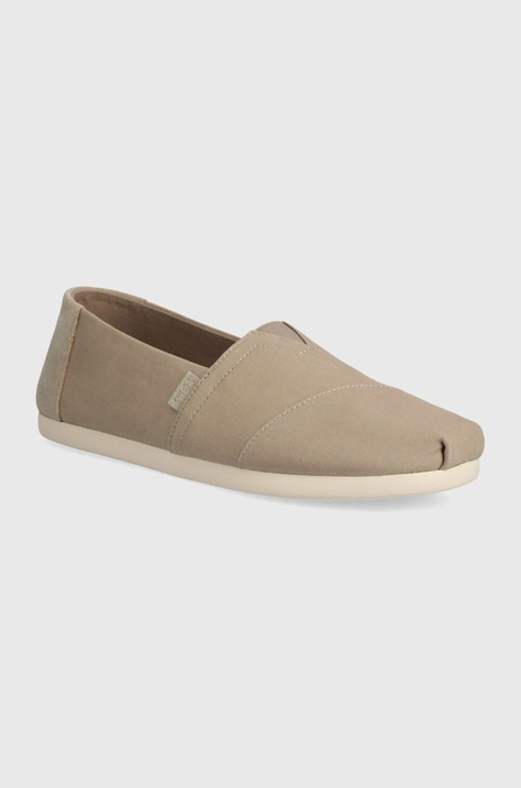 Espadrile Toms Alpargata bež barva, 10020878