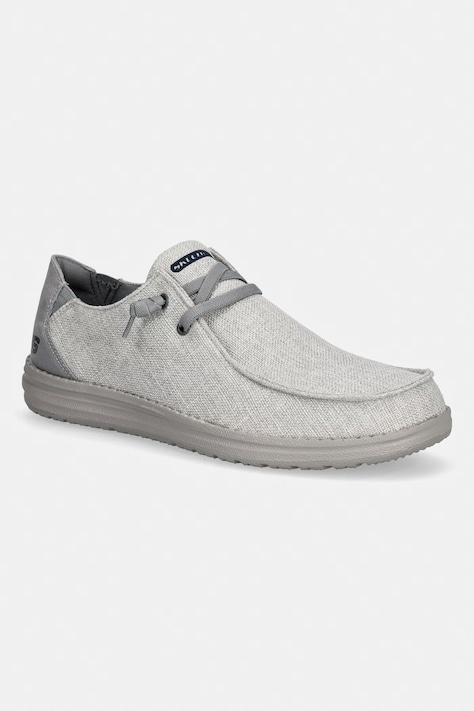 Skechers mokasyny męskie MELSON szare 210726