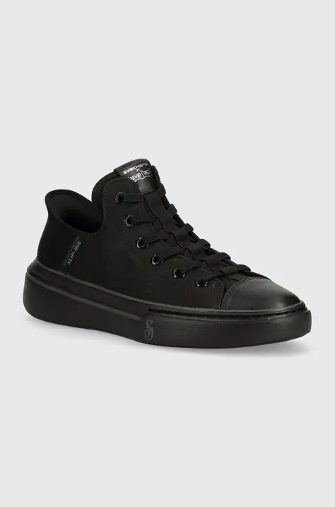 Πάνινα παπούτσια Skechers SKECHERS X SNOOP DOGG χρώμα: μαύρο