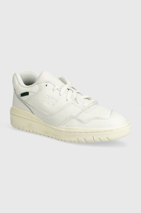 Kožené tenisky New Balance BB550PWT bílá barva, BB550PWT