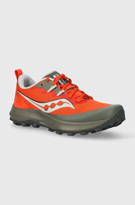 Bežecké topánky Saucony PEREGRINE 14 oranžová farba, S20916.111