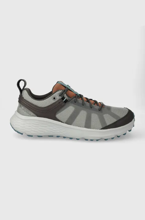 Columbia shoes KONOS XCEL Waterproof LOW men's gray color 2077411