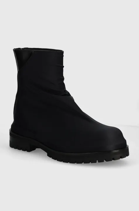 424 pantofi Marathon Boots barbati, culoarea negru, FF4SMQ52AP-TE001.999