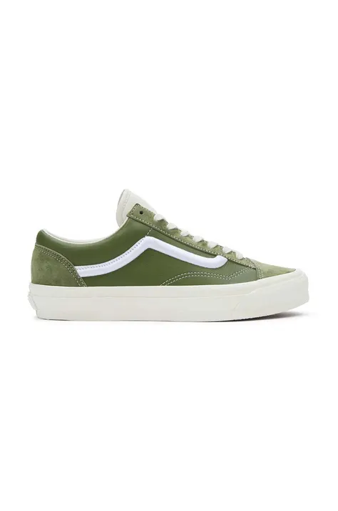Sneakers boty Vans Premium Standards Old Skool Reissue 36 zelená barva, VN000CR3CIB1