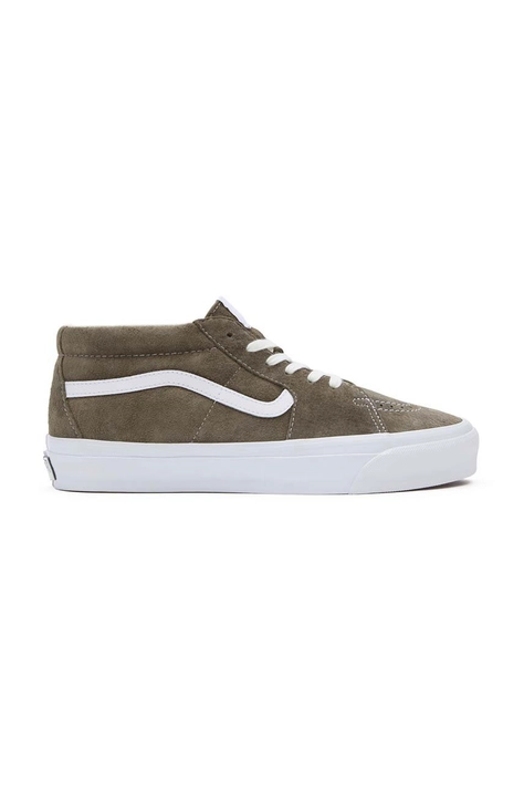 Високи кецове Vans Premium Standards Sk8-Mid Reissue 83 в кафяво VN000CQQCHZ1