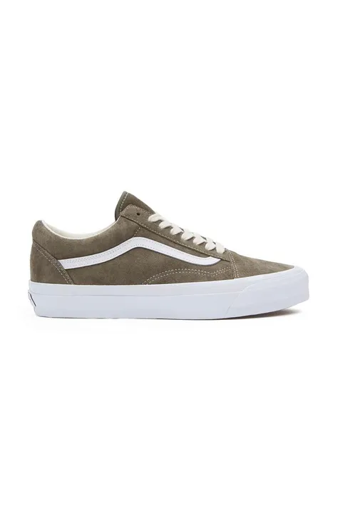 Замшевые кеды Vans Premium Standards Old Skool 36 цвет коричневый VN000CQDCHZ1