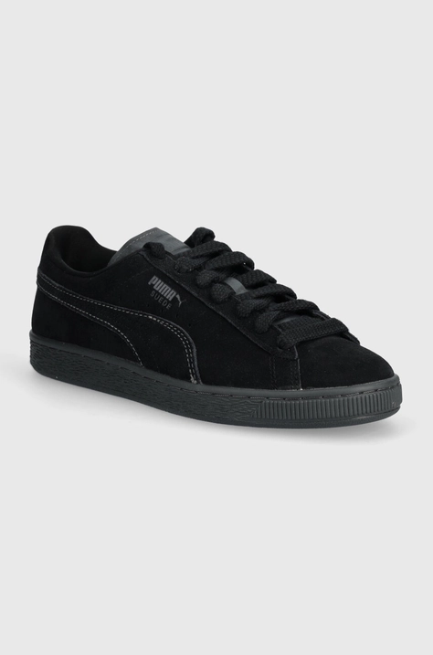 Σουέτ αθλητικά παπούτσια Puma Suede Lux χρώμα: μαύρο, 395736