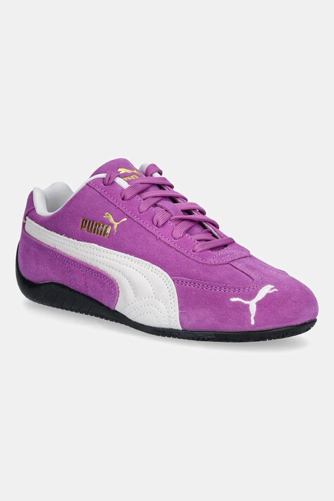 Puma sneakers din piele intoarsă Speedcat OG culoarea violet, 398846