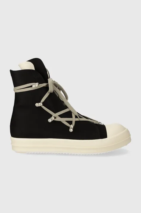 Rick Owens trampki Woven Shoes Hexa Sneaks męskie kolor czarny DU01D1805.NDK.9811