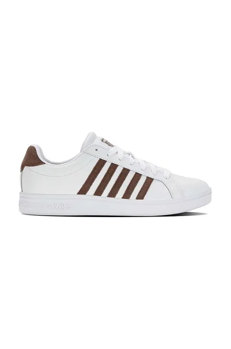 Δερμάτινα αθλητικά παπούτσια K-Swiss COURT TIEBREAK χρώμα: άσπρο, 07011.936.M