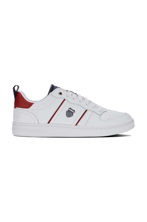 K-Swiss sneakers din piele LOZAN MATCH LTH culoarea alb