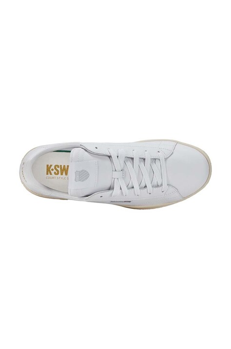 Шкіряні кросівки K-Swiss SLAMMKLUB CC — SS24-OBM2L2, білий — фото 6