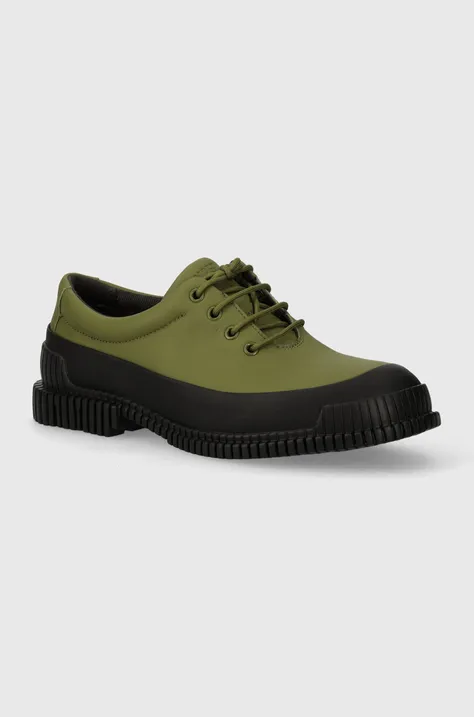 Шкіряні туфлі Camper Pix чоловічі колір зелений K100360.053
