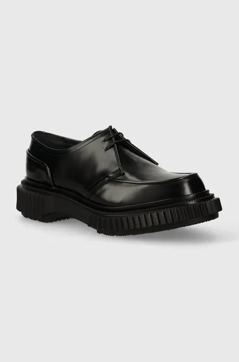 Шкіряні туфлі ADIEU Type 181 чоловічі колір чорний 181
