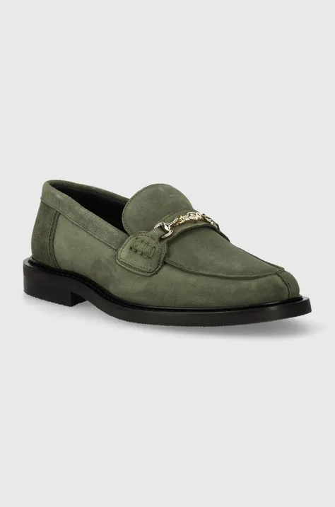 Filling Pieces suede loafers Loafer Suede men's green color 44222791926