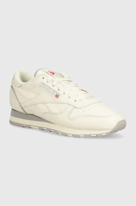 Reebok Classic sneakers in pelle Classic Leather 1983 Vintage colore beige 100202781