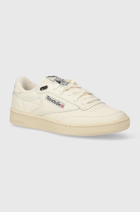 Δερμάτινα αθλητικά παπούτσια Reebok Classic Club C 85 Vintage χρώμα: μπεζ, 100033000