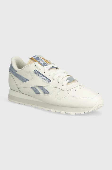 Reebok Classic sneakers in pelle Classic Leather colore beige 100074347