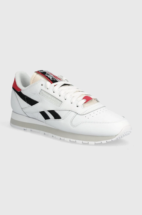 Δερμάτινα αθλητικά παπούτσια Reebok Classic Classic Leather χρώμα: άσπρο, 100202344