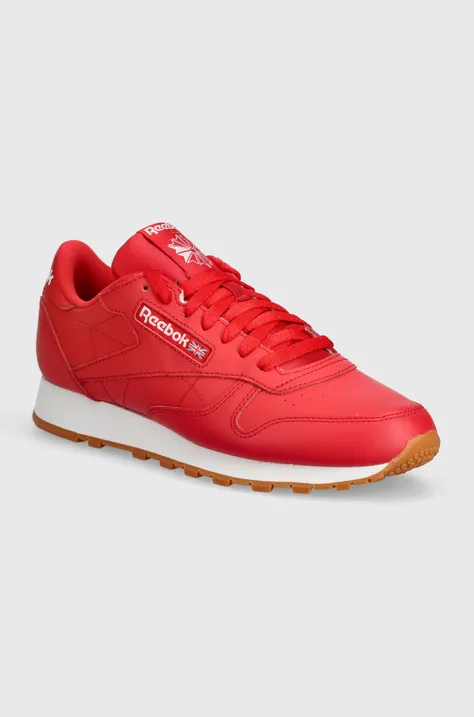 Кожаные кроссовки Reebok Classic Classic Leather цвет красный 100008792