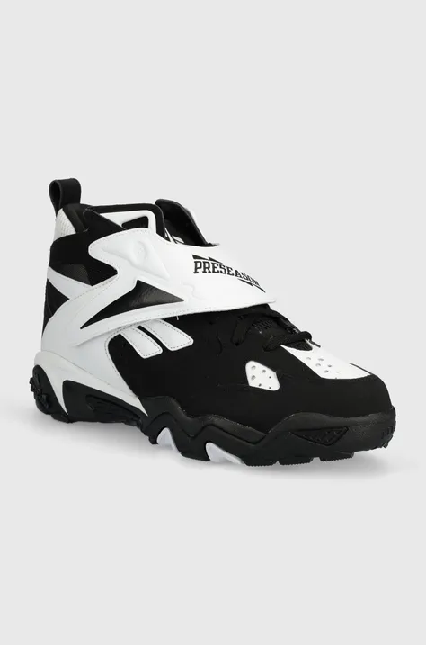 Kožené sneakers boty Reebok Classic Preseason 94 černá barva, 100202788