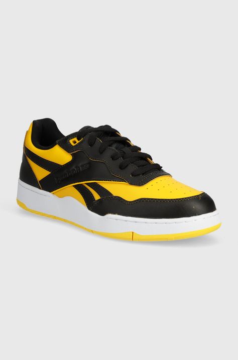 Kožené tenisky Reebok Classic BB 4000 II žltá farba, 100074740