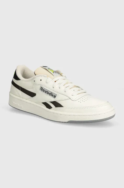 Шкіряні кросівки Reebok Classic Club C Revenge Vintage колір бежевий 100074206