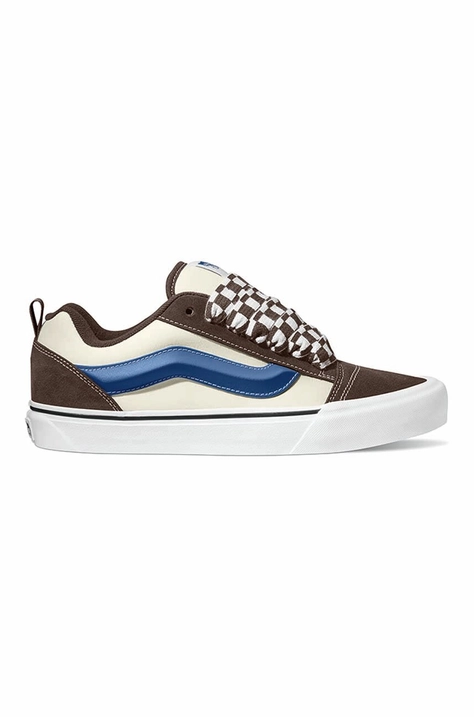 Πάνινα παπούτσια Vans Knu Skool χρώμα: καφέ, VN0009QCDMV1